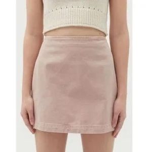 Urban Outfitters BDG Pink Dusty Denim Mini Skirt